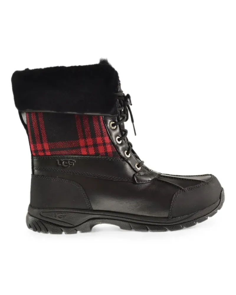 UGG Butte plaid boots - Schwarz Schwarz