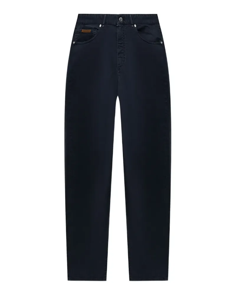 Moncler five-pocket straight-leg jeans - Blau Blau