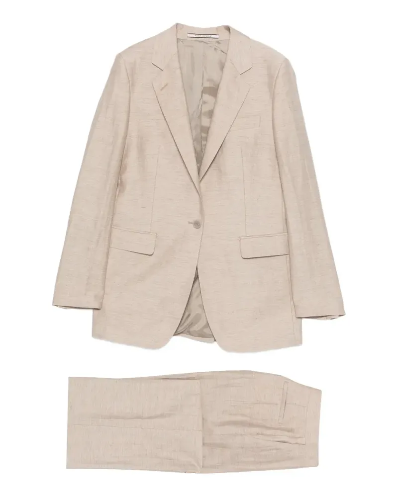 Tagliatore Einreihiger Anzug - Nude Nude