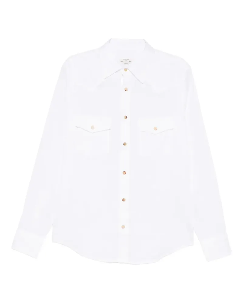 Jacob Cohën Hemd mit Klappentasche - Weiß Weiß