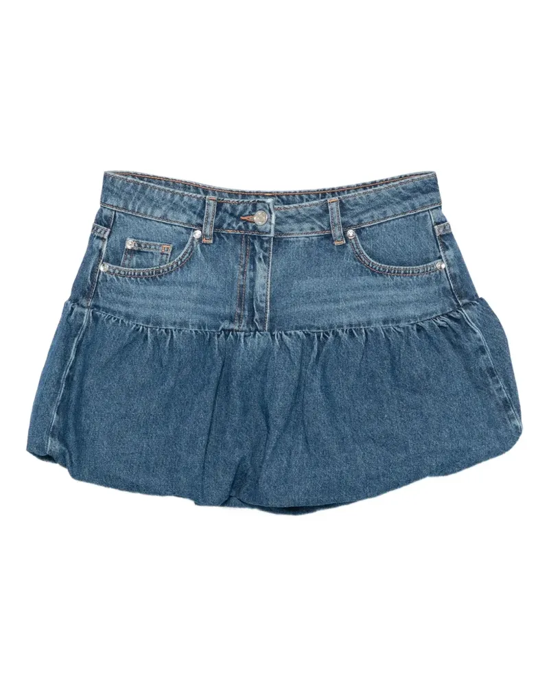 Liu Jo Rock mit Logo-Patch - Blau Blau