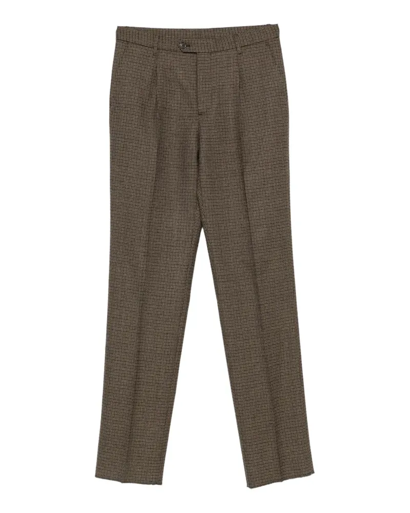 Etro Hose mit Bundfalten - Braun Braun