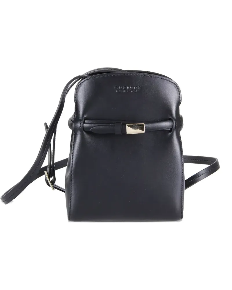 Orciani Aura Alba leather cross body bag - Schwarz Schwarz