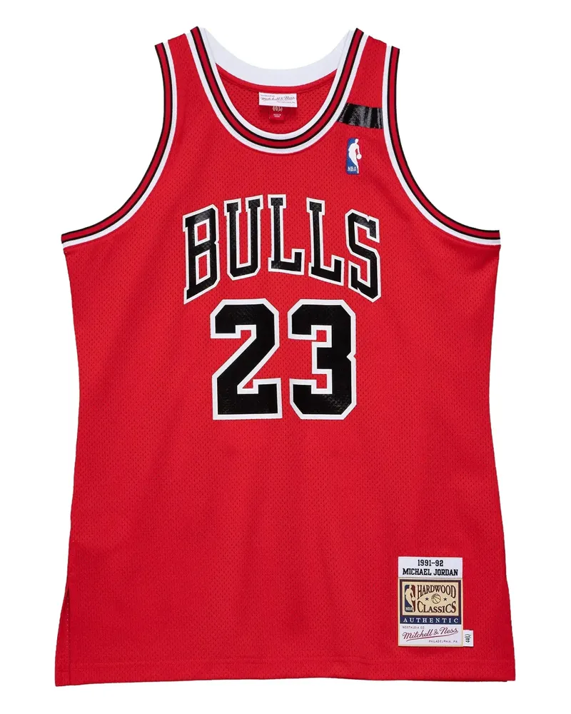 Mitchell & Ness NBA 1991 Chicago Bulls Michael Jordan #23 Tanktop - Rot Rot