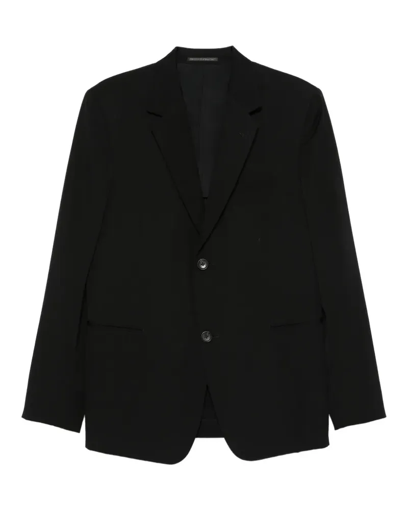 Yohji Yamamoto button-up blazer - Schwarz Schwarz