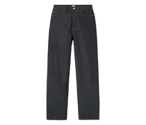 Jeans mit ausgefranstem Saum - Blau
