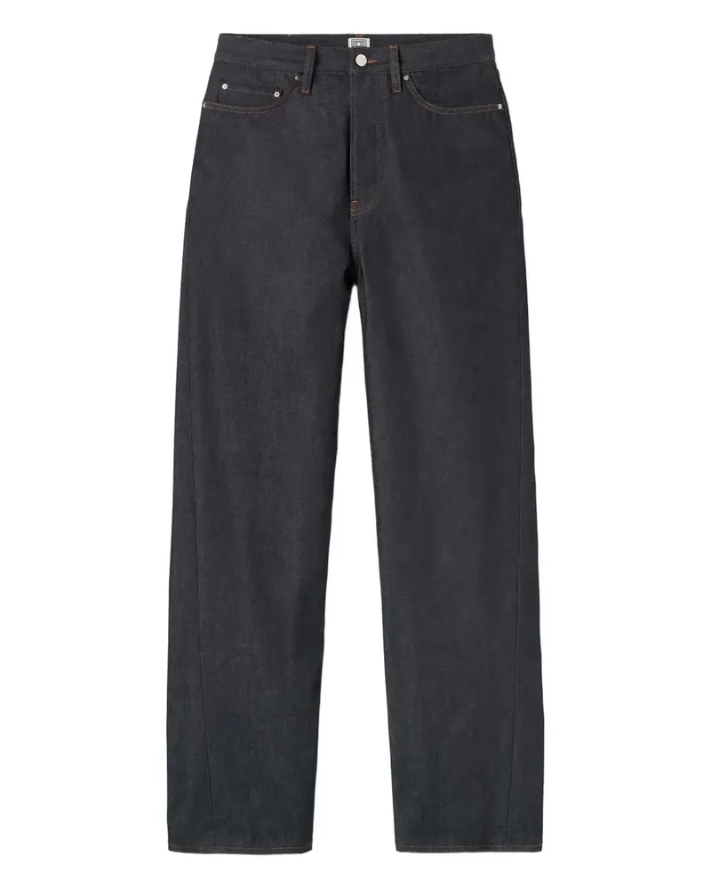 Totême Jeans mit ausgefranstem Saum - Blau Blau