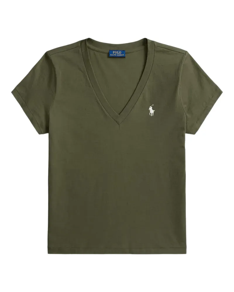 Ralph Lauren T-Shirt mit V-Ausschnitt - Grün Grün