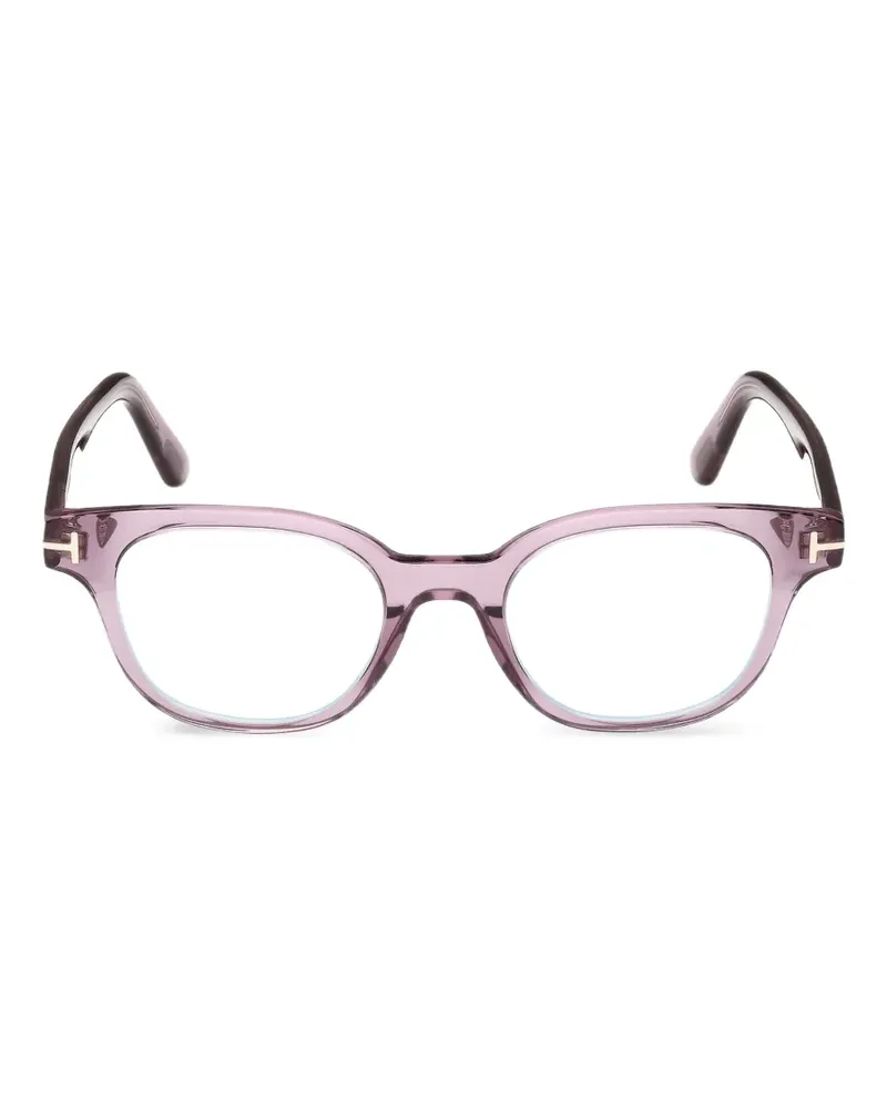 Tom Ford Brille mit rundem Gestell - Violett Violett