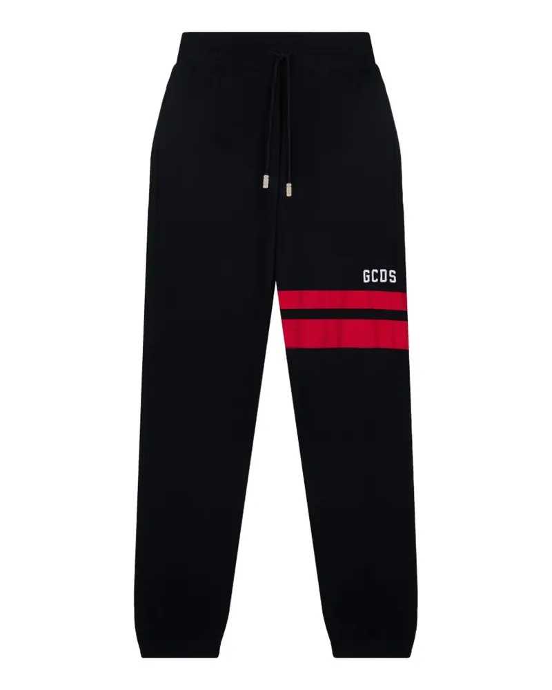 GCDS Jogginghose mit Logo-Print - Schwarz Schwarz