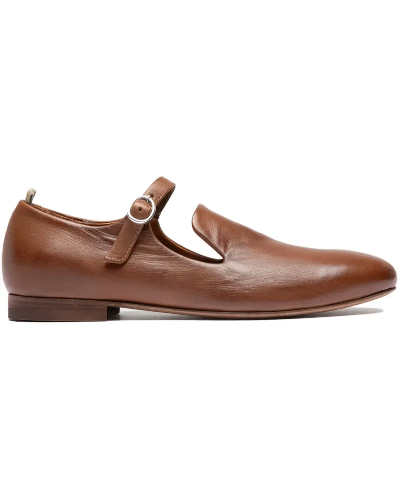 Officine Creative Italia Lilas 015 round-toe loafers - Braun Braun