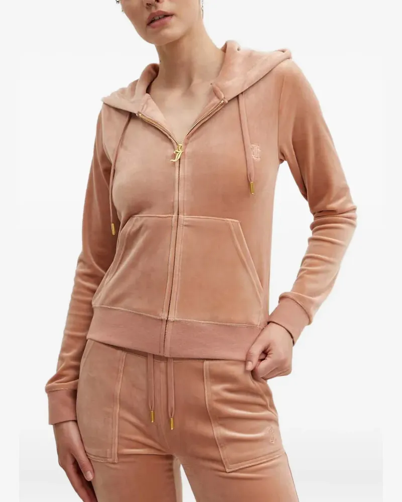 Juicy Couture Hoodie mit Reißverschluss - Nude Nude
