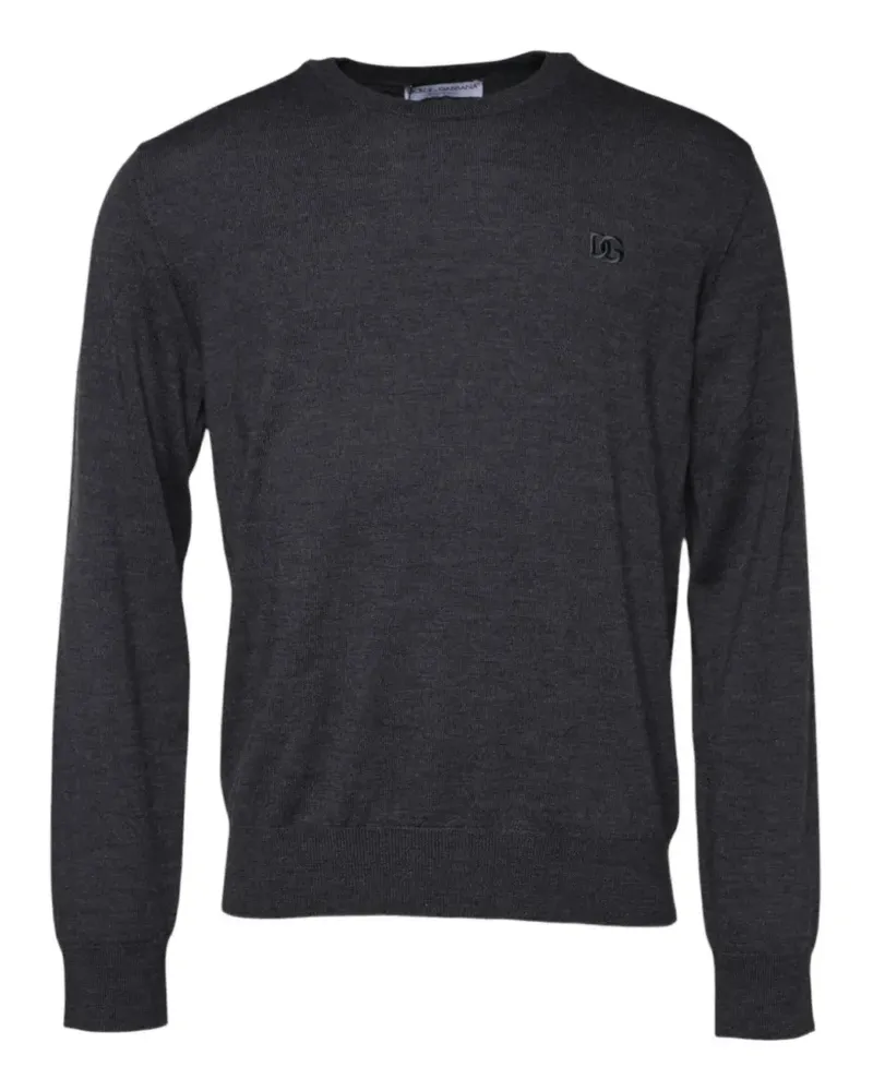 Dolce & Gabbana Pullover mit Logo-Stickerei - Grau Grau