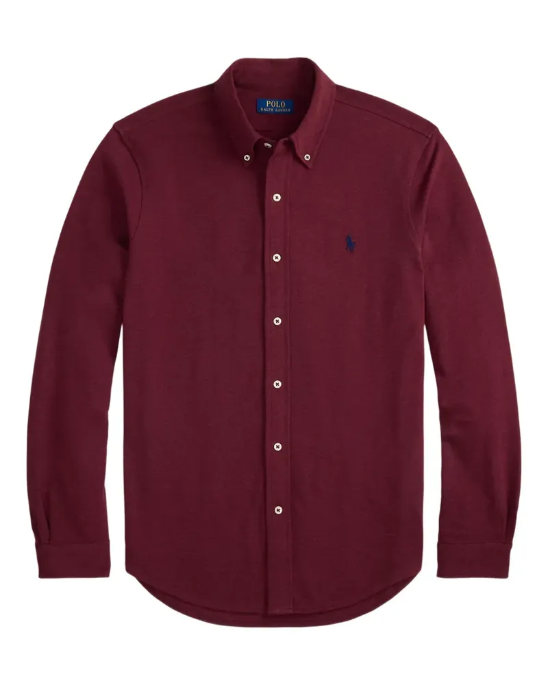 Ralph Lauren Extraleichtes Hemd aus Mesh - Rot Rot
