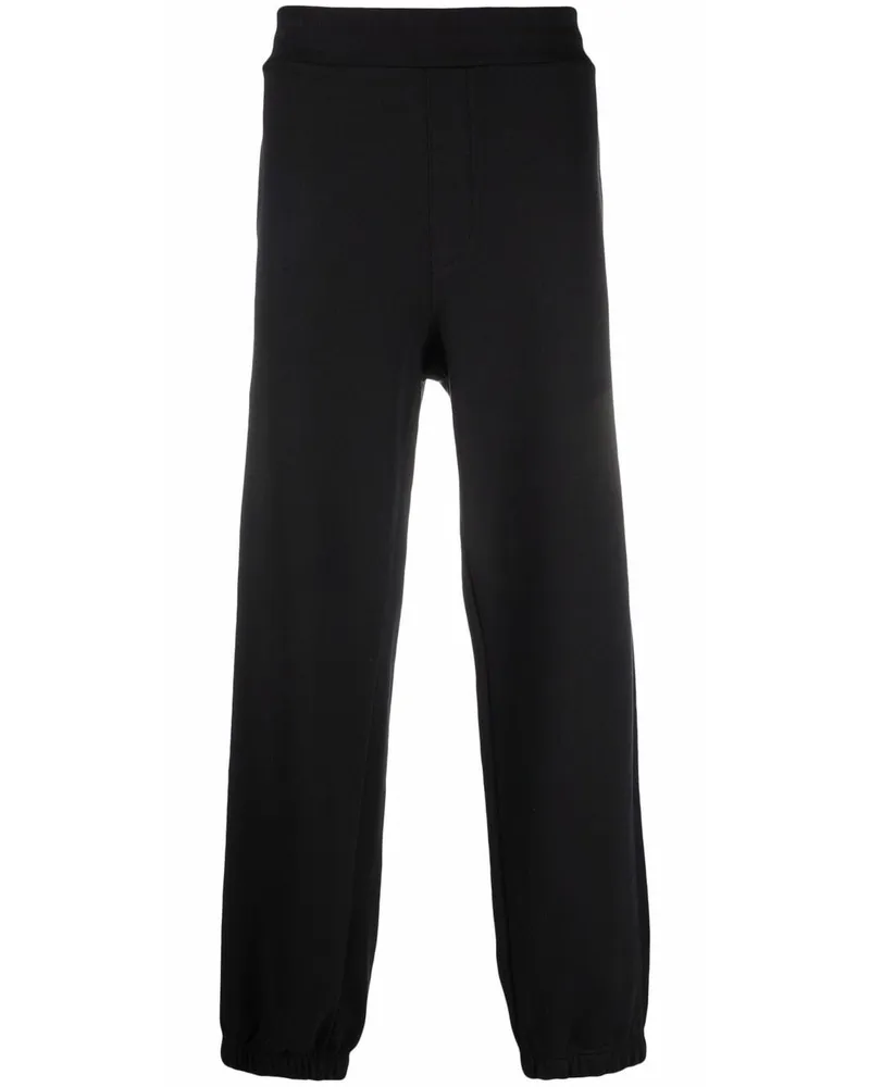 MSGM Jogginghose mit weitem Bein - Schwarz Schwarz