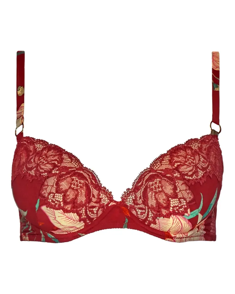 Aubade Sweet Folk BH mit Spitzenbesatz - Rot Rot