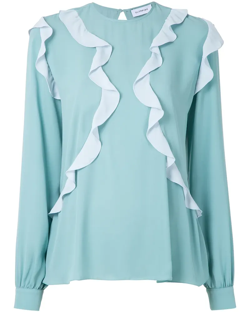 OLYMPIAH Mosaicos Bluse - Blau Blau