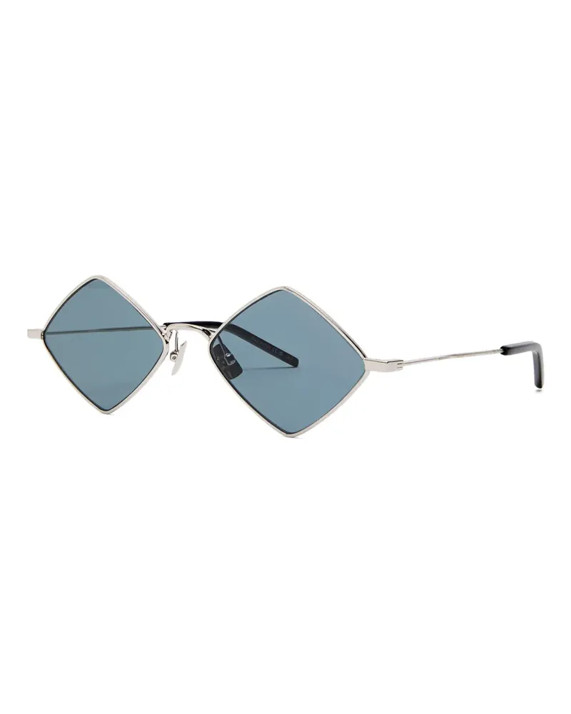 Saint Laurent Lisa Sonnenbrille mit geometrischem Gestell - Silber Silber