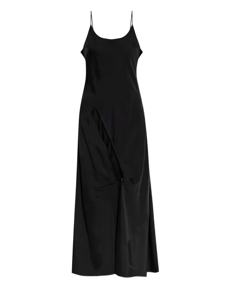 VETEMENTS Drapiertes Kleid im asymmetrischen Look - Schwarz Schwarz