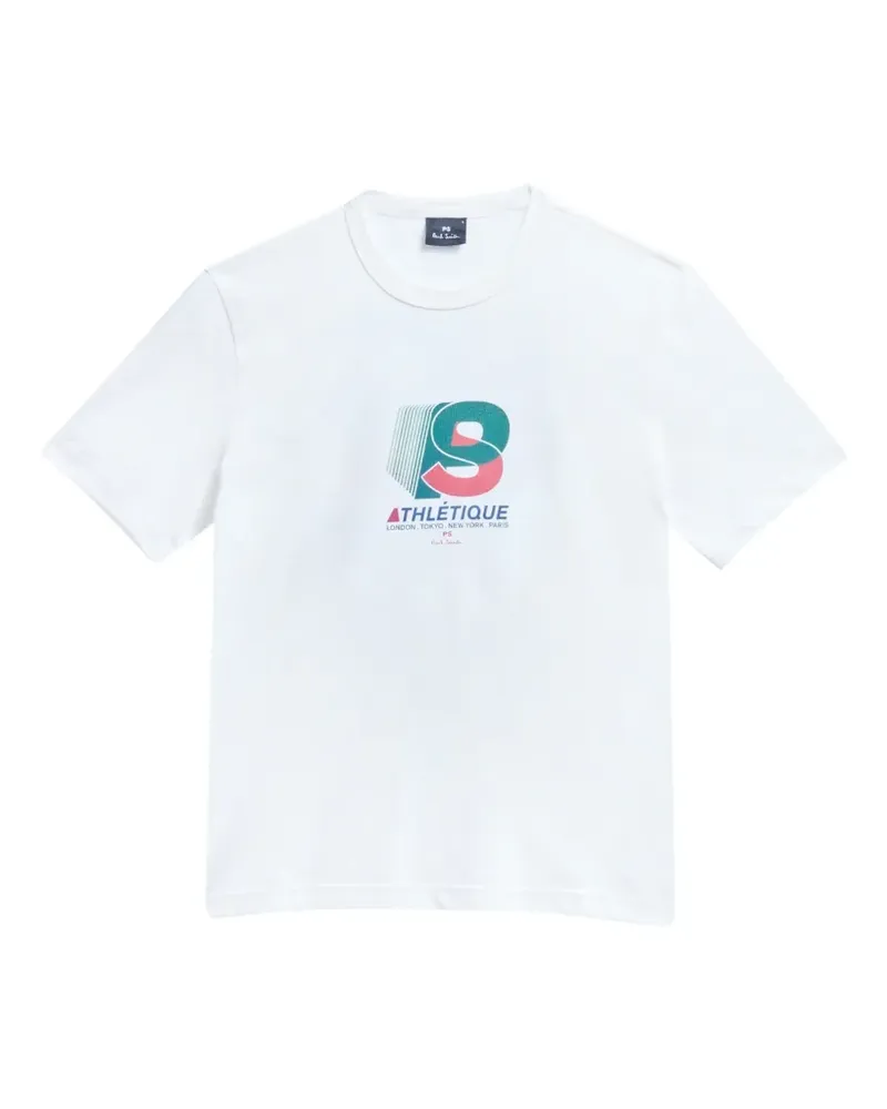 Paul Smith T-Shirt mit Logo-Print - Weiß Weiß