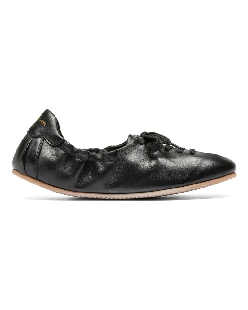 Officine Creative Italia Ballet 101 lace-up leather low-top sneakers - Schwarz Schwarz