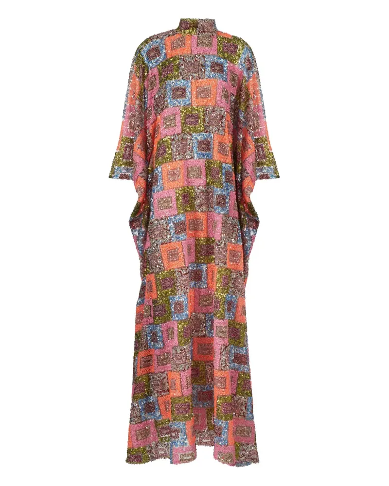 Taller Marmo Kleid mit Pailletten - Rosa Rosa