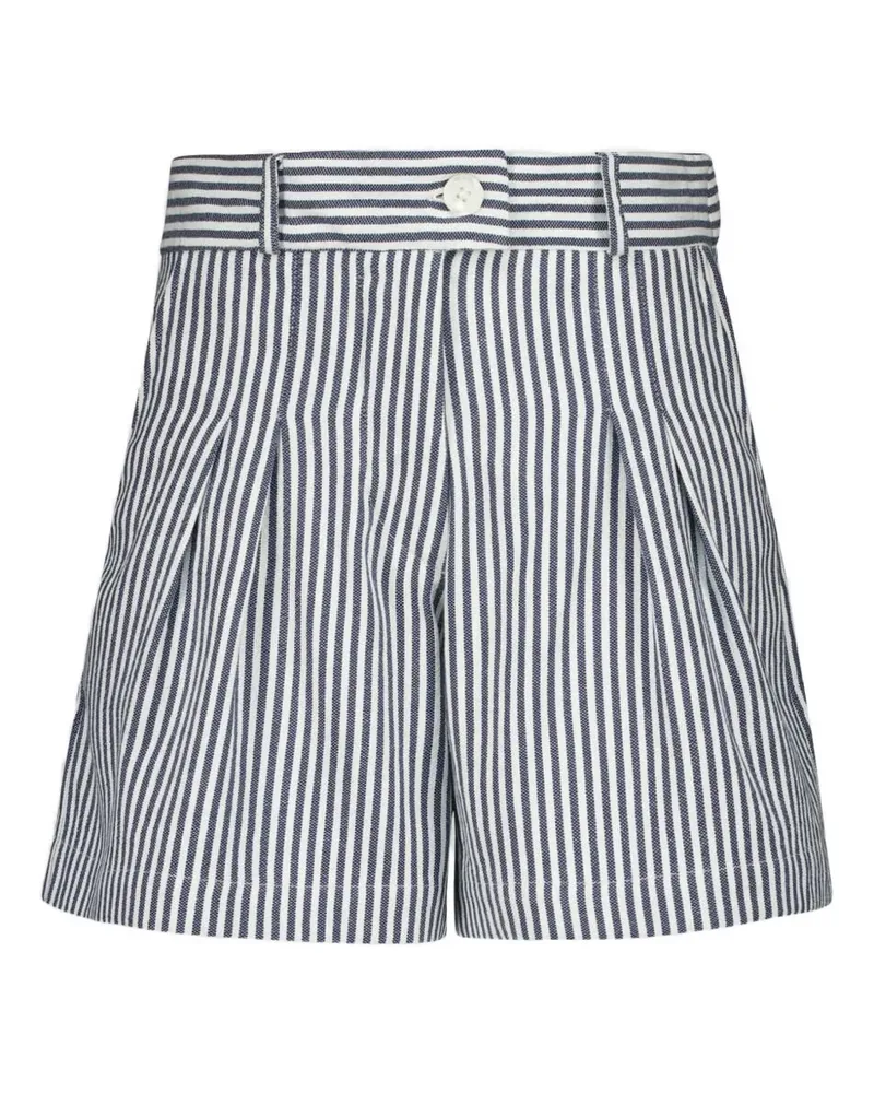 PAULA Gestreifte Shorts - Blau Blau