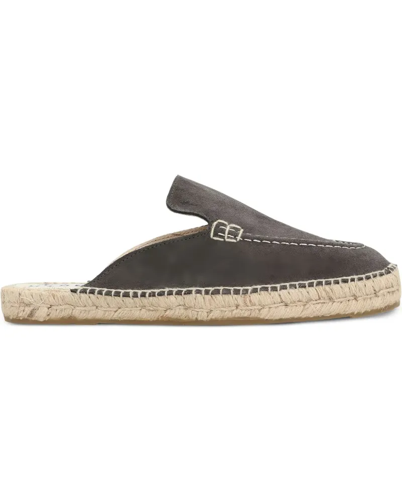 Manebí Espadrilles aus Wildleder - Grau Grau