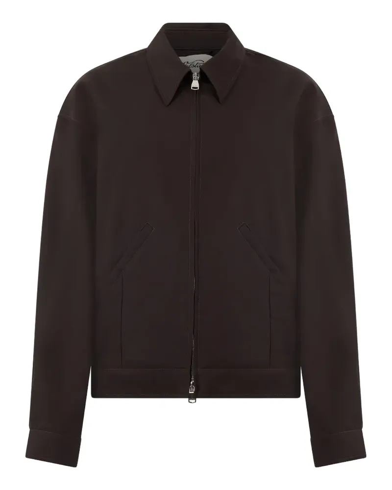 Valstar Stan zip-up bomber jacket - Braun Braun