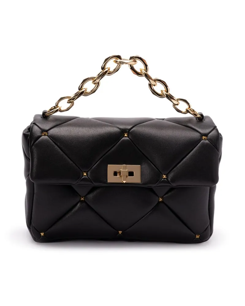 Valentino Garavani Roman Schultertasche - Schwarz Schwarz