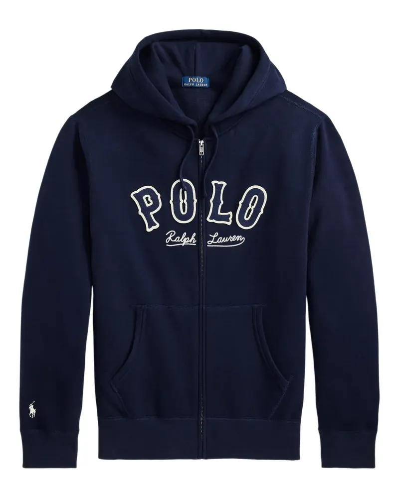 Ralph Lauren Kapuzenjacke mit Reißverschluss - Blau Blau