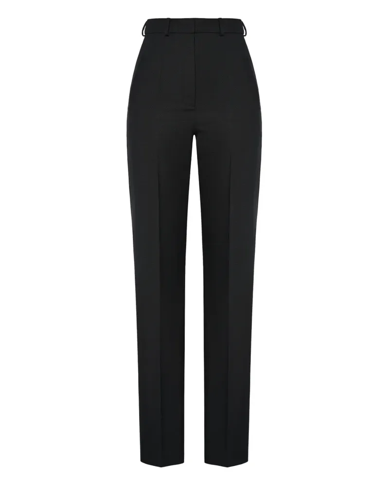 ANOUKI pressed-crease trousers - Schwarz Schwarz