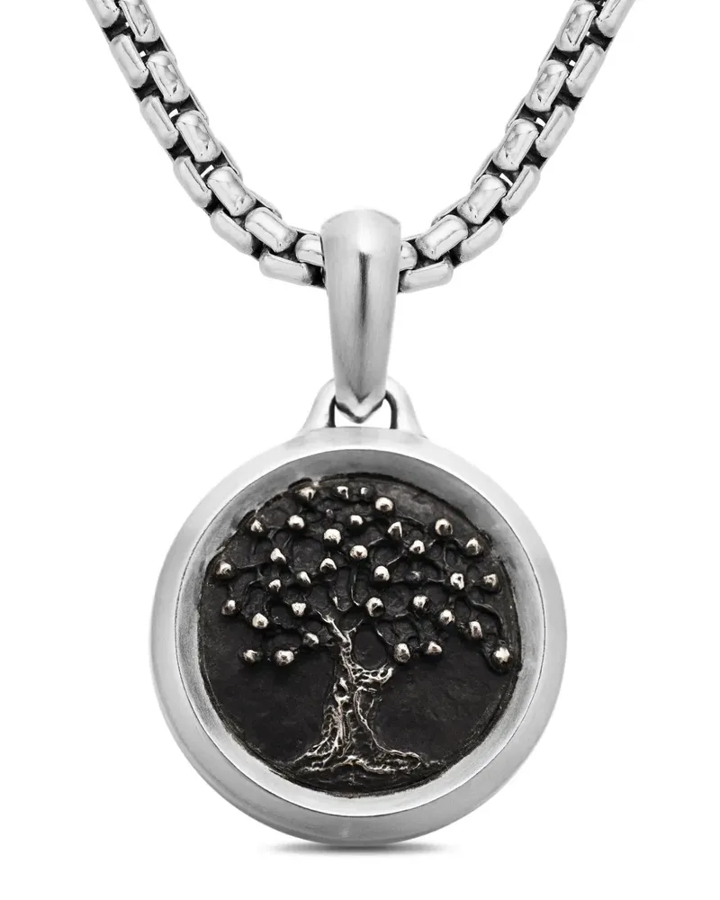 David Yurman Tree of Life Sterlingsilber-Amulett (22,8mm Silber