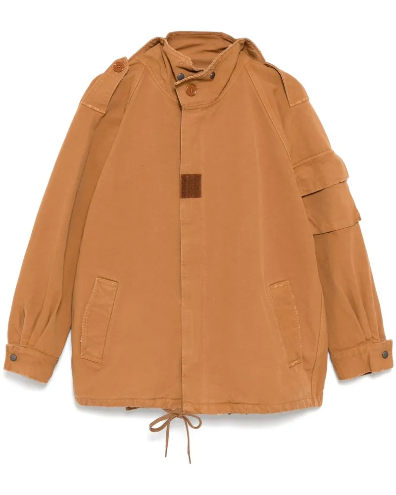 Maison Margiela Jacke mit Reißverschluss - Braun Braun