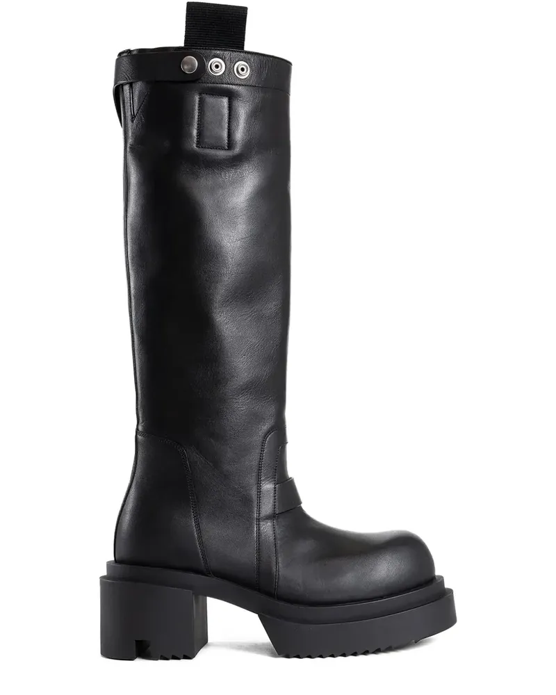 Rick Owens Bogun Plateau-Stiefel - Schwarz Schwarz