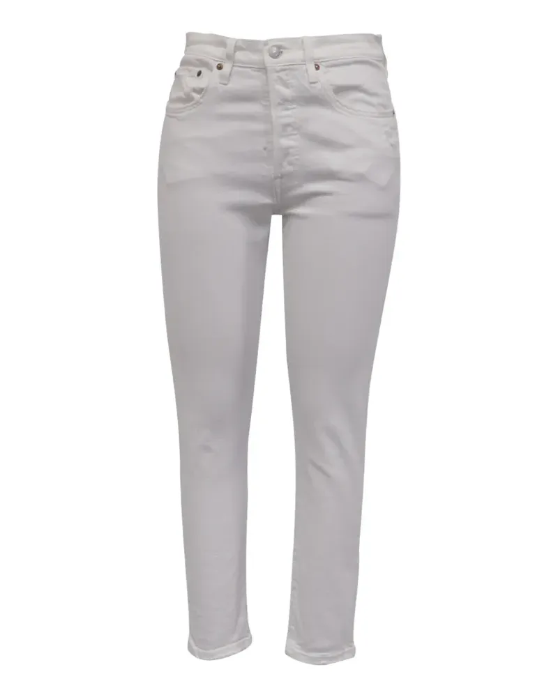 Levi's slim-fit cropped jeans - Weiß Weiß