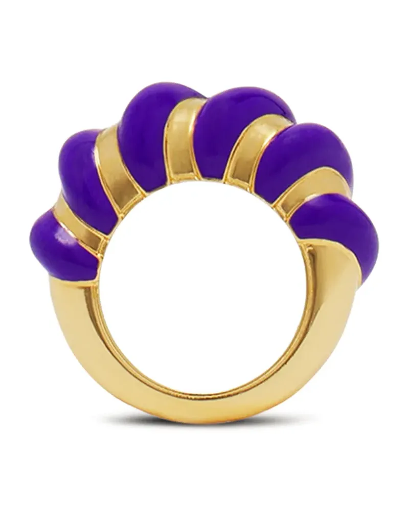 Lanvin Ring mit 3D-Detail - Gold Gold