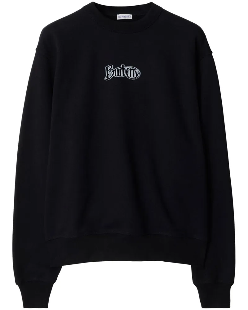 Burberry Sweatshirt mit Logo - Schwarz Schwarz