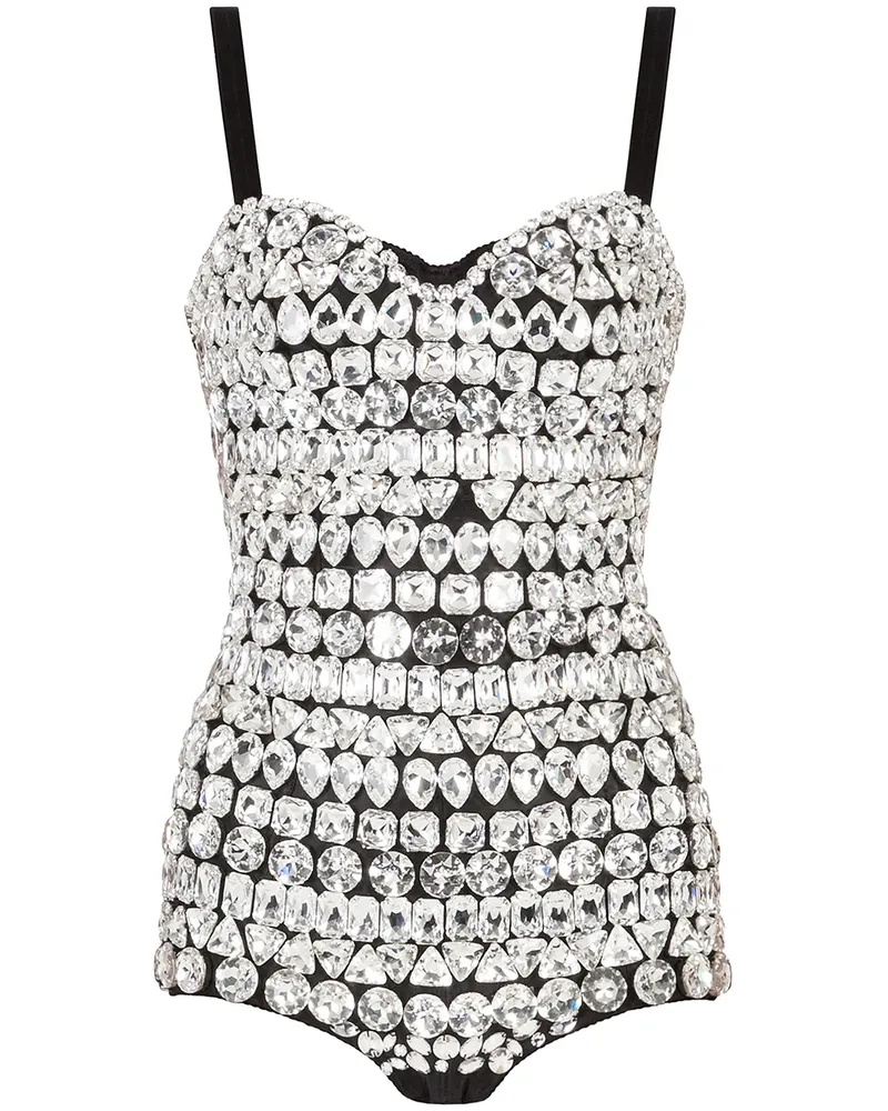 Dolce & Gabbana Body mit Kristallen - Schwarz Schwarz