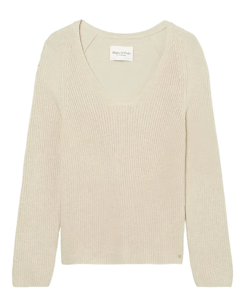 Marc O'Polo Pullover mit V-Ausschnitt - Nude Nude