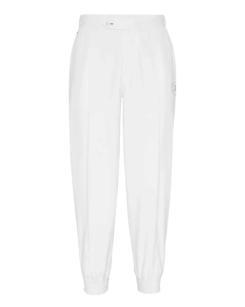 Brunello Cucinelli Jogginghose mit geradem Bein - Weiß Weiß