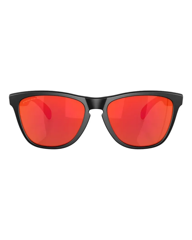 Oakley Frogskins™ Sonnenbrille mit rechteckigem Gestell - Schwarz Schwarz