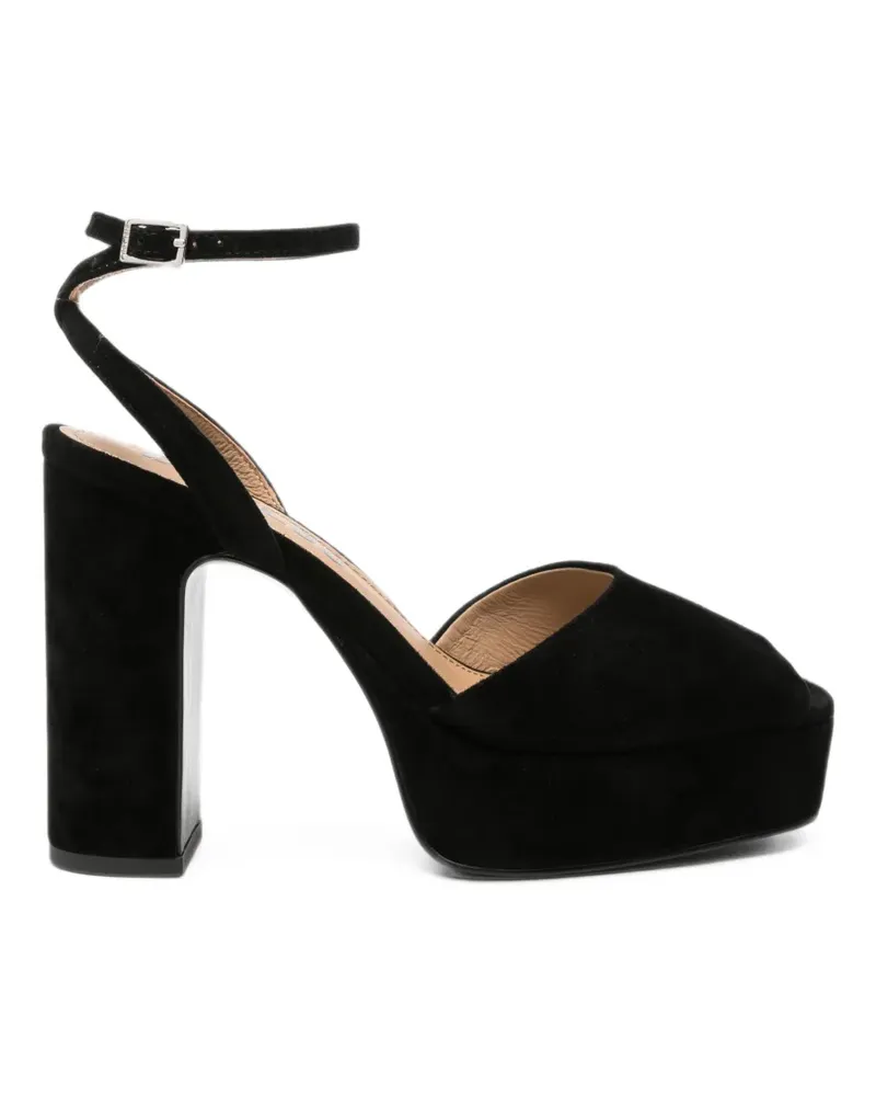 Bibi Lou Sandalen mit Knöchelriemen - Schwarz Schwarz