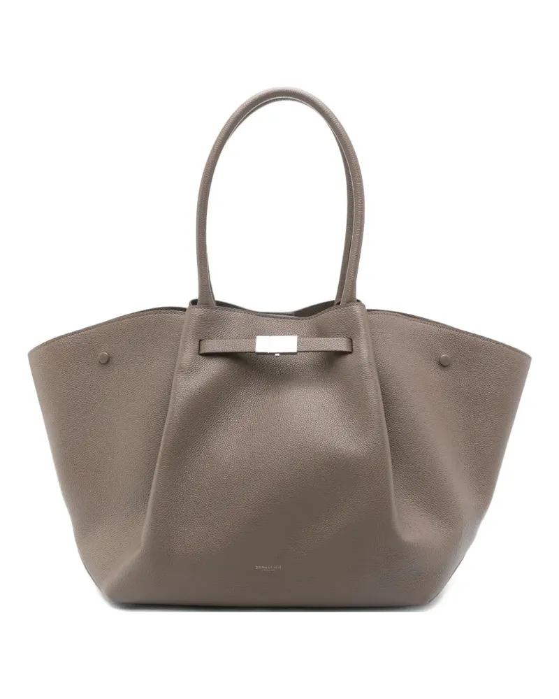 DeMELLIER The New York Schultertasche mit Beschlägen - Nude Nude