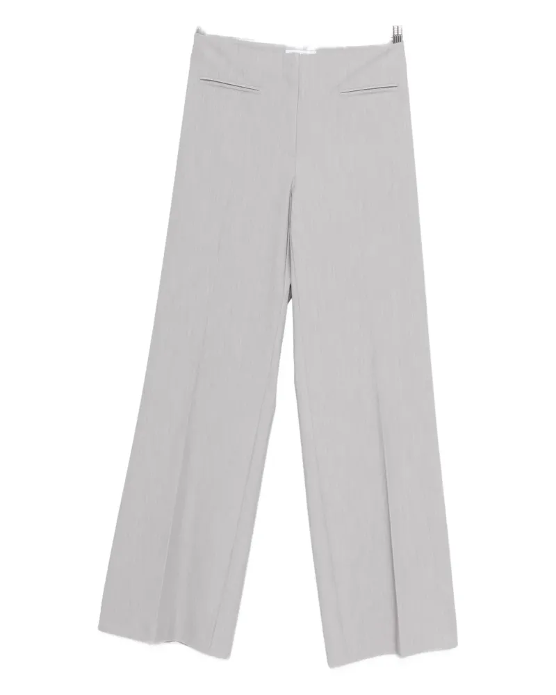 Patrizia Pepe Straight-Leg-Hose mit Falten - Grau Grau