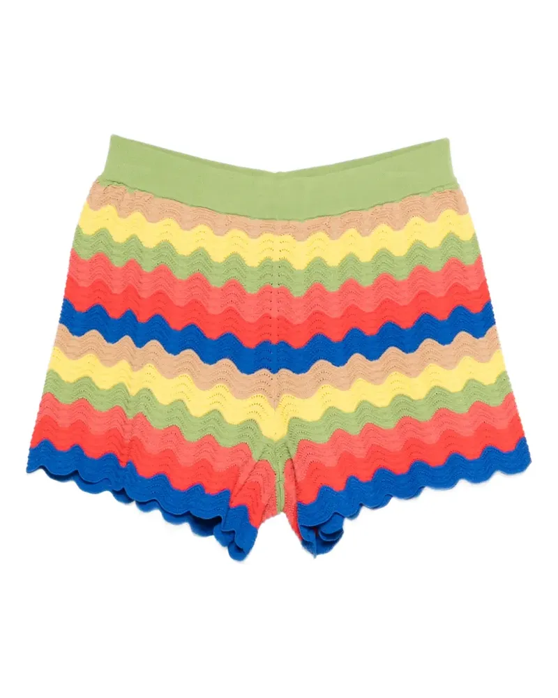 Simon Miller wave scalloped shorts - Grün Grün