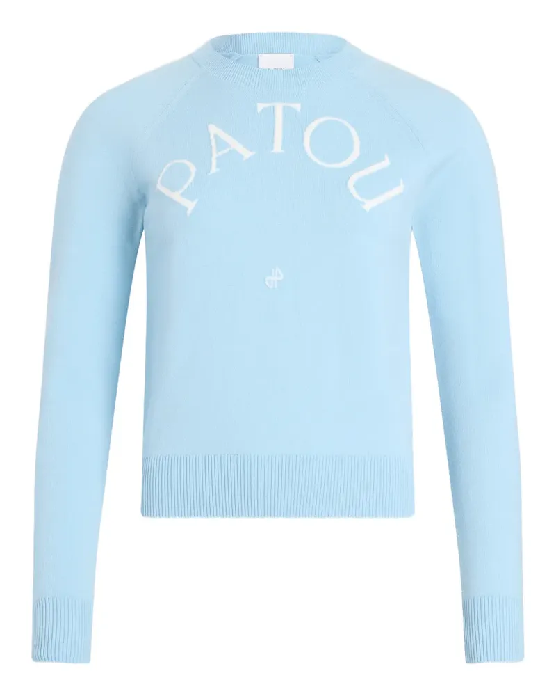 Patou Sweatshirt mit Logo - Blau Blau
