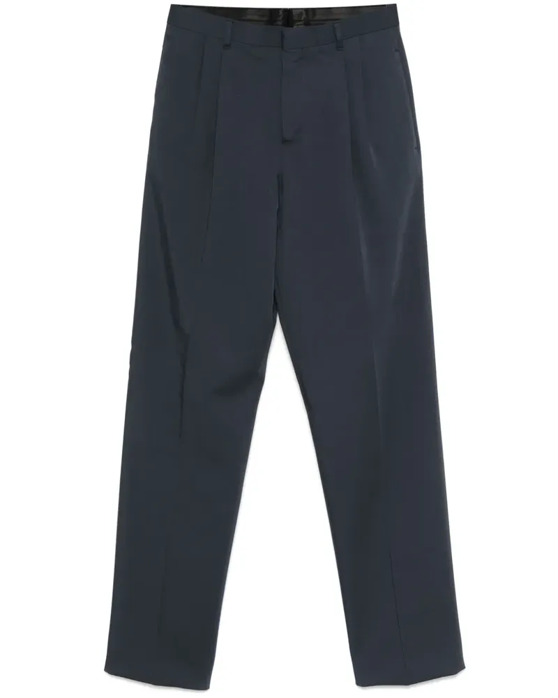 LARDINI Hose mit Faltendetail - Blau Blau