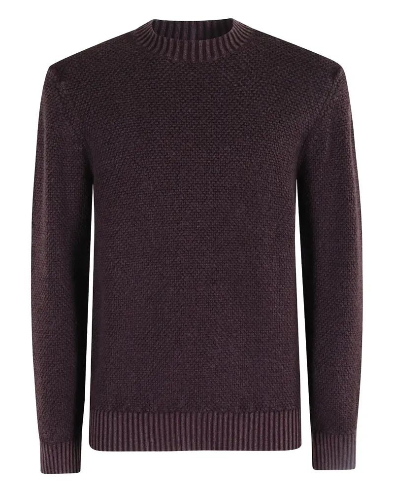 CIRCOLO 1901 Gerippter Pullover - Rot Rot