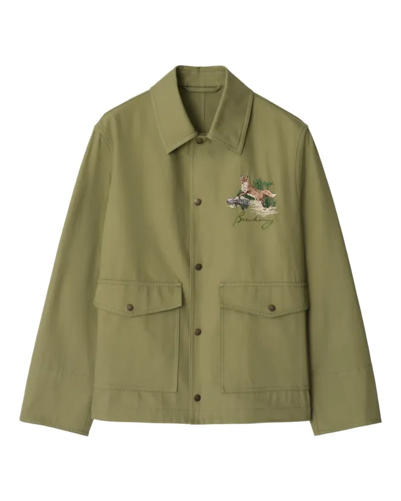 Burberry Fox Jacke - Grün Grün